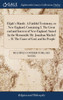 Elijah's Mantle. A Faithful Testimony, to New-England, Containing I. The Great end and Interest of New-England. Stated by the Memorable Mr. Jonathan Mitchel ... II. The Cause of God, and his People