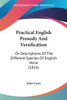 Practical English Prosody And Versification