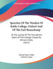 Speeches Of The Warden Of Keble College, Oxford And Of The Earl Beauchamp