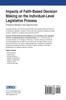 Impacts of Faith-Based Decision Making on the Individual-Level Legislative Process