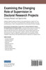Examining the Changing Role of Supervision in Doctoral Research Projects