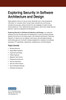 Exploring Security in Software Architecture and Design