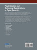 Psychological and Behavioral Examinations in Cyber Security