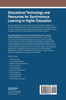 Educational Technology and Resources for Synchronous Learning in Higher Education