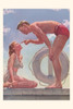 Vintage Journal Man Lecturing Woman
