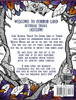Adult Coloring Book Horror Land