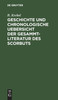 Geschichte und chronologische Uebersicht der Gesammtliteratur des Scorbuts
