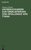 Untersuchungen zur Überlieferung von Apollonius von Tyana