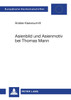 Asienbild und Asienmotiv bei Thomas Mann