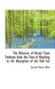The Behavior of Brook Trout Embryos from the Time of Hatching to the Absorption of the Yolk Sac