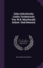 Zehn Schottische Lieder Verdentscht Von W.B. Macdonald. Schott. Und Deutsch