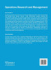 Operations Research and Management