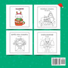 Super Cute & Easy Christmas Coloring Book for Spanish Language Learners