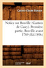Notice sur Bosville (Canton de Cany). Première partie, Bosville avant 1789 (Éd.1896)