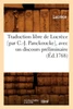 Traduction libre de Lucrèce [par C.-J. Panckoucke], avec un discours préliminaire (Éd.1768)