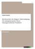 Rechtsschutz des Bürgers. Entschädigung bei unangemessener Dauer finanzgerichtlicher Verfahren
