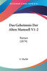Das Geheimnis Der Alten Mamsell V1-2