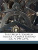 Fabularum Aesopiarum sylloge, e Codice Parisino Gr. n. 690 suppl.,