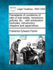 Precedents of conditions of sale of real estate, reversions, policies, &c.
