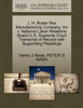 J. H. Rutter Rex Manufacturing Company, Inc v. National Labor Relations Board U.S. Supreme Court Transcript of Record with Supporting Pleadings