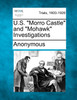 U.S. "Morro Castle" and "Mohawk" Investigations