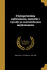 Filologicheskiia nabliudeniia, zamietki i vyvody po sravnitelnomu iazykoznaniiu