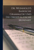 Dr. Weinhold'S Bairische Grammatik Und Die Oberpfälzische Mundart
