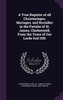 A True Register of all Christeninges, Mariages, and Burialles in the Parishe of St. James, Clarkenwell, From the Yeare of Our Lorde God 1551