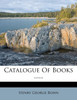 Catalogue Of Books ......
