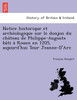 Notice historique et archéologique sur le donjon du château de Philippe-Auguste bâti à Rouen en 1205, aujourd'hui Tour Jeanne-D'Arc