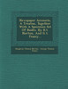 Newspaper Accounts, A Treatise, Together With A Specimen Set Of Books, By B.t. Norton, And G.t. Feasey...