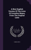 A New English Version Of The Lives Of Cornelius Nepos, From The Original Latin