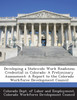 Developing a Statewide Work Readiness Credential in Colorado