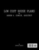 Low Cost House Plans by Andrew A. Chomick, Architect