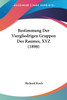 Bestimmung Der Viergliedrigen Gruppen Des Raumes, XYZ (1898)