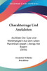 Charakterzuge Und Anekdoten
