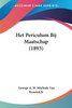 Het Periculum Bij Maatschap (1893)