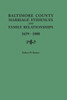 Baltimore County Marriage Evidences and Family Relationships, 1659-1800