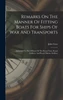 Remarks On The Manner Of Fitting Boats For Ships Of War And Transports