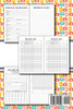 1-Year Blood Pressure Tracker (Multi-Color Medical Boxes)