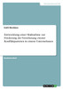 Entwicklung einer Maßnahme zur Förderung der Versöhnung zweier Konfliktparteien in einem Unternehmen