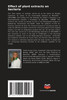 Effect of plant extracts on bacteria