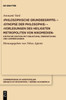 ›Philosophische Grundbegriffe‹ - ›Synopse der Philosophie‹ - ›Vorlesungen des heiligsten Metropoliten von Nikomedien‹