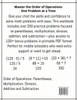 The Ultimate Middle School Math Order of Operations Workbook
