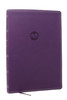 Enduring Word Study Bible (NKJV, Purple Leathersoft, Red Letter, Comfort Print, Thumb Indexed)
