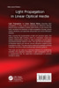 Light Propagation in Linear Optical Media