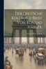 Der deutsche Kolumbus-Brief von Konrad Häbler. by Christopher Columbus (Paperback)
