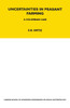 Uncertainties in Peasant Farming by Sutti Ortiz (Paperback)