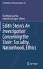 Edith Stein's An Investigation Concerning the State by Eva Reyes-Gacitúa (Hardcover)