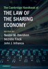 The Cambridge Handbook of the Law of the Sharing Economy (Paperback)
